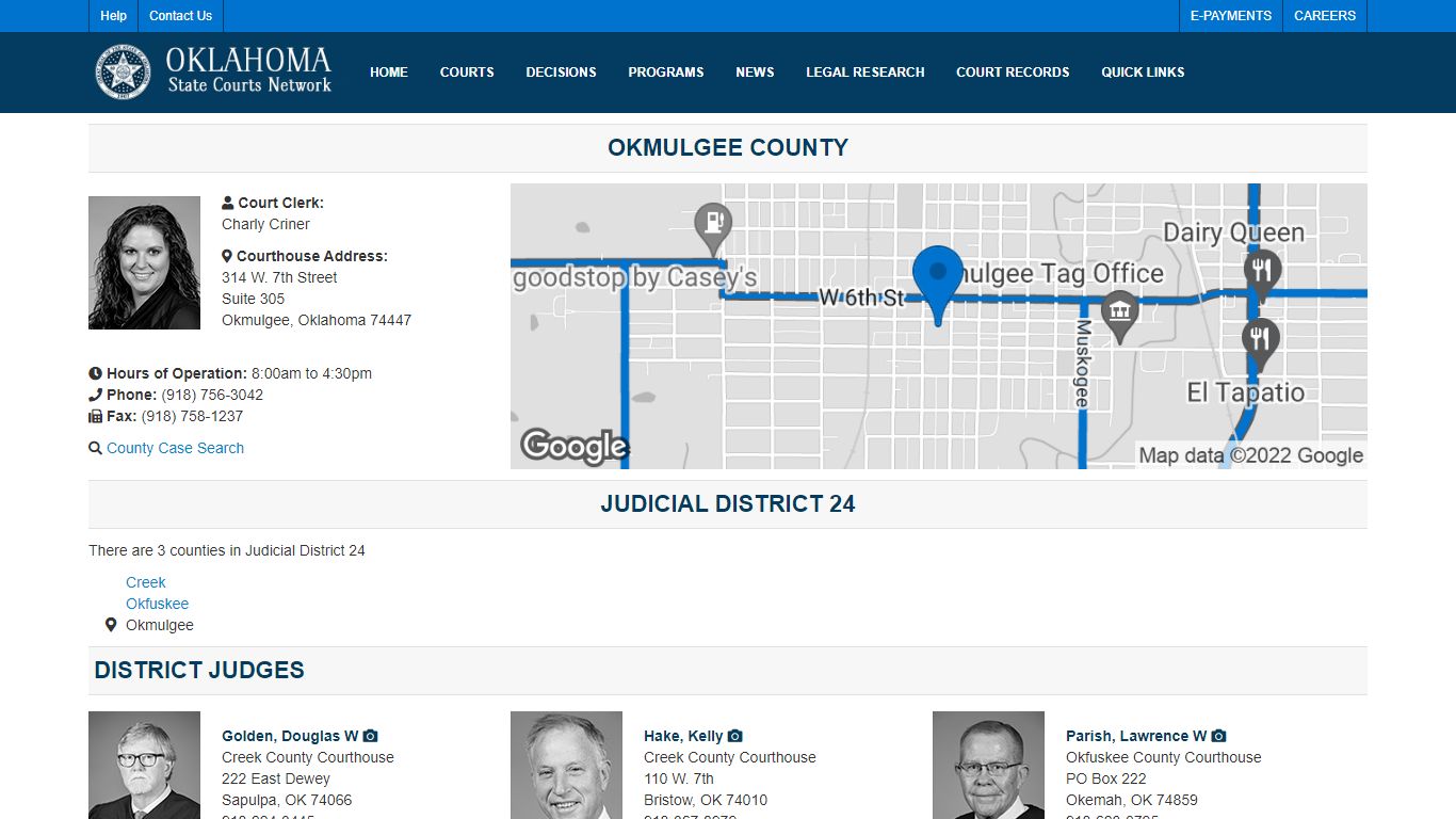Okmulgee | OSCN